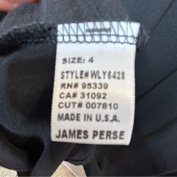 James Perse Wool Blend Long Sleeve Sheath Dress Size 4 Black - Picture 9 of 12